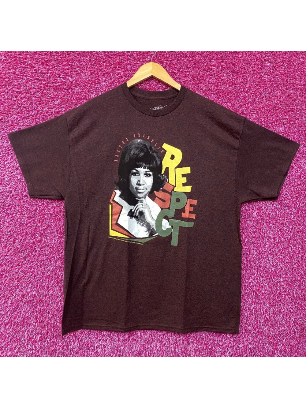 Aretha Franklin Queen Of Soul Respect T-Shirt XL